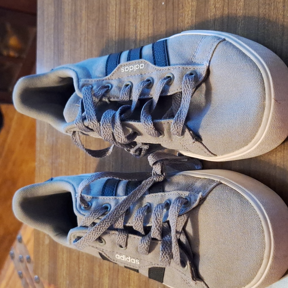 Gray Addidas size 4.5